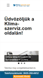 Mobile Screenshot of klima-szerviz.com